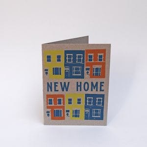 Carte Nouvelle maison sérigraphié