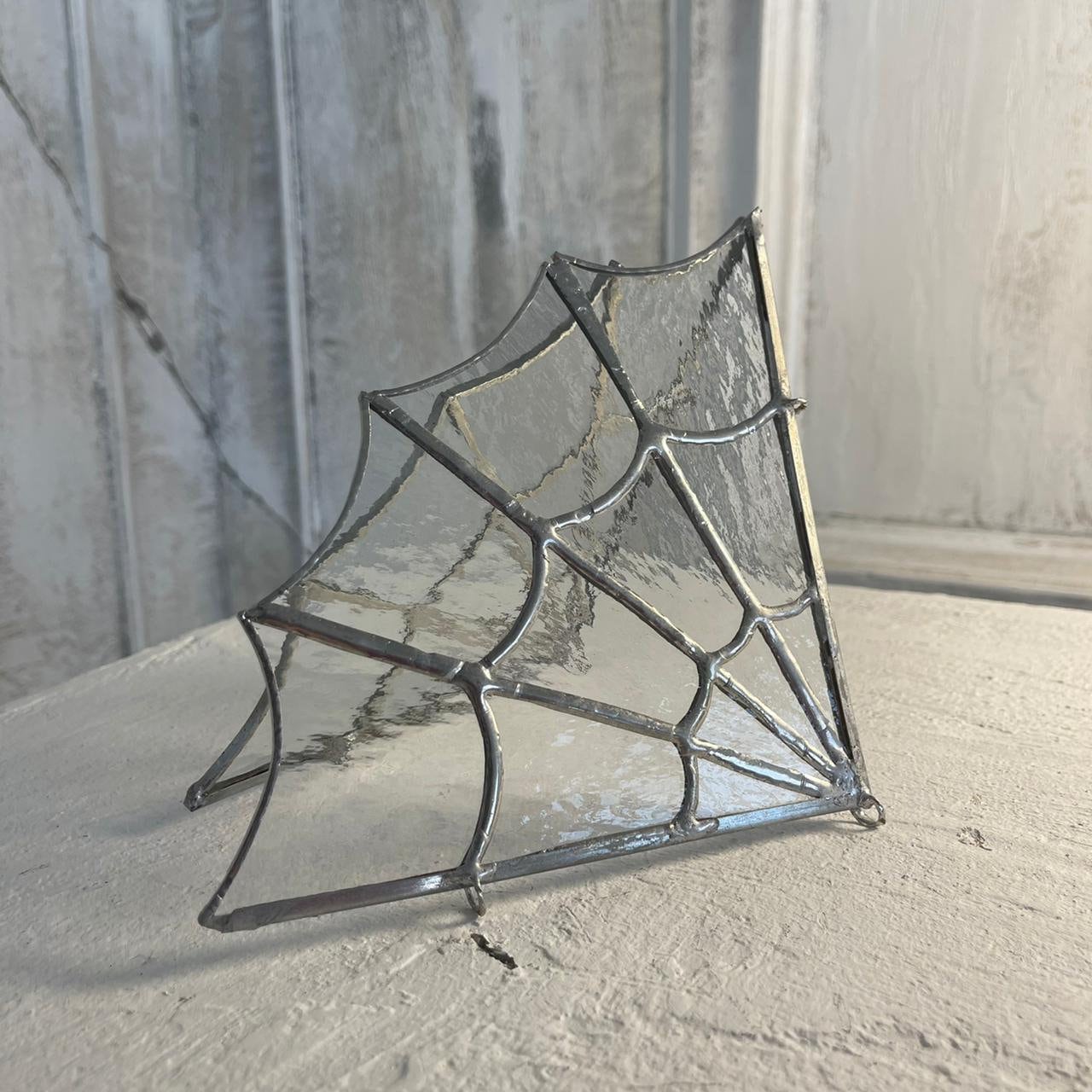 Spider Ornament, Spider Stained Glass, Spider Corner Cobweb Suncatcher Window Hanging Ornament, Mode