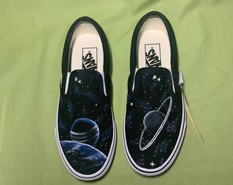 vans slip on space