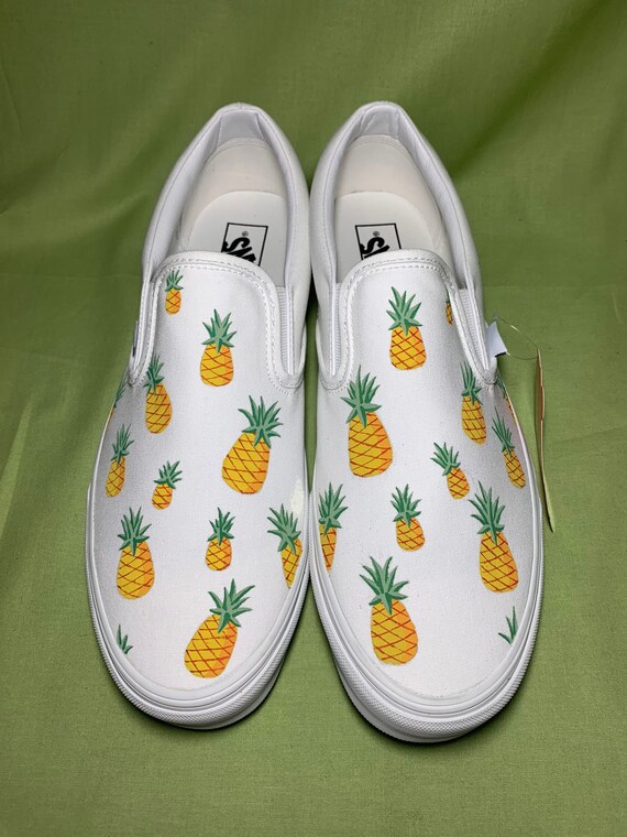 Ananas Vans Custom Painted Vans Handbemalte Schuhe - Etsy