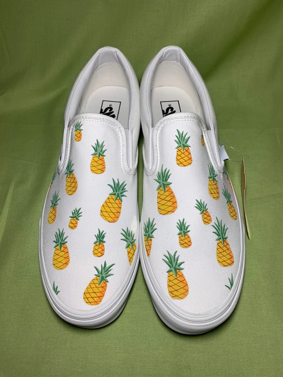 Ananas Vans Custom Painted Vans Handbemalte Schuhe - Etsy