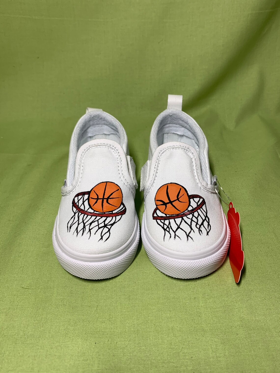 Custom Basketball Vans Childrens Custom Vans Etsy