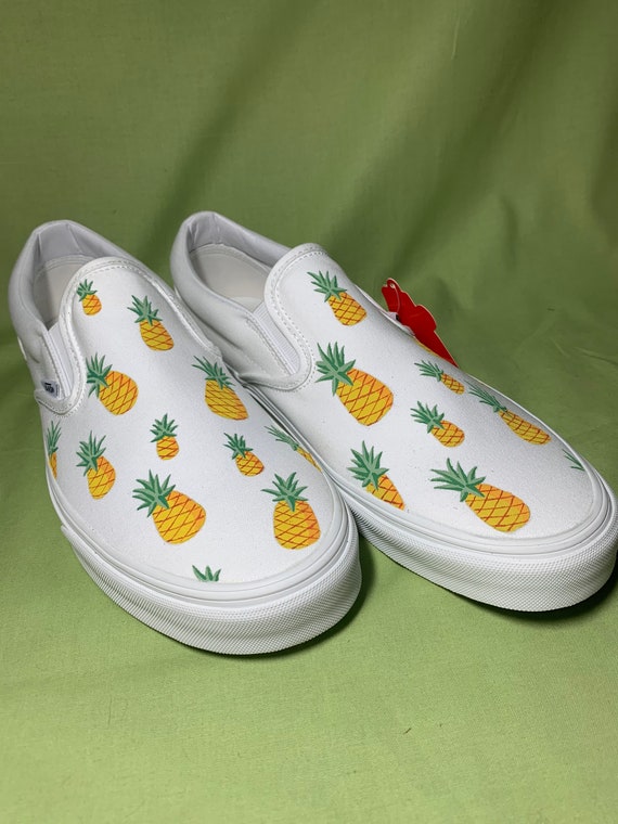 pineapple vans etsy