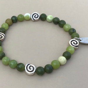 Pulsera celta de mármol de Connemara