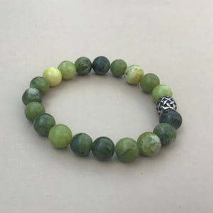 Connemara Marble Bracelet. Made in Ireland . Celtic bracelet.