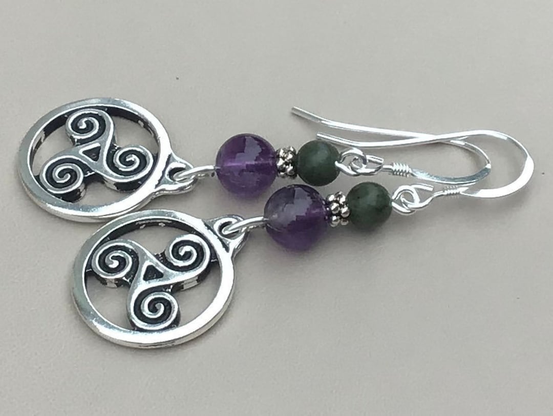 Keltische Ohrringe Lebensbaum | Silberschmuck | Talisman