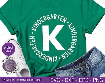 FIRST DAY of SCHOOL Svg Kindergarten Shirt Svg Kindergarten Sign Svg Kindergarten Svg Back to School Svg Teacher Svg