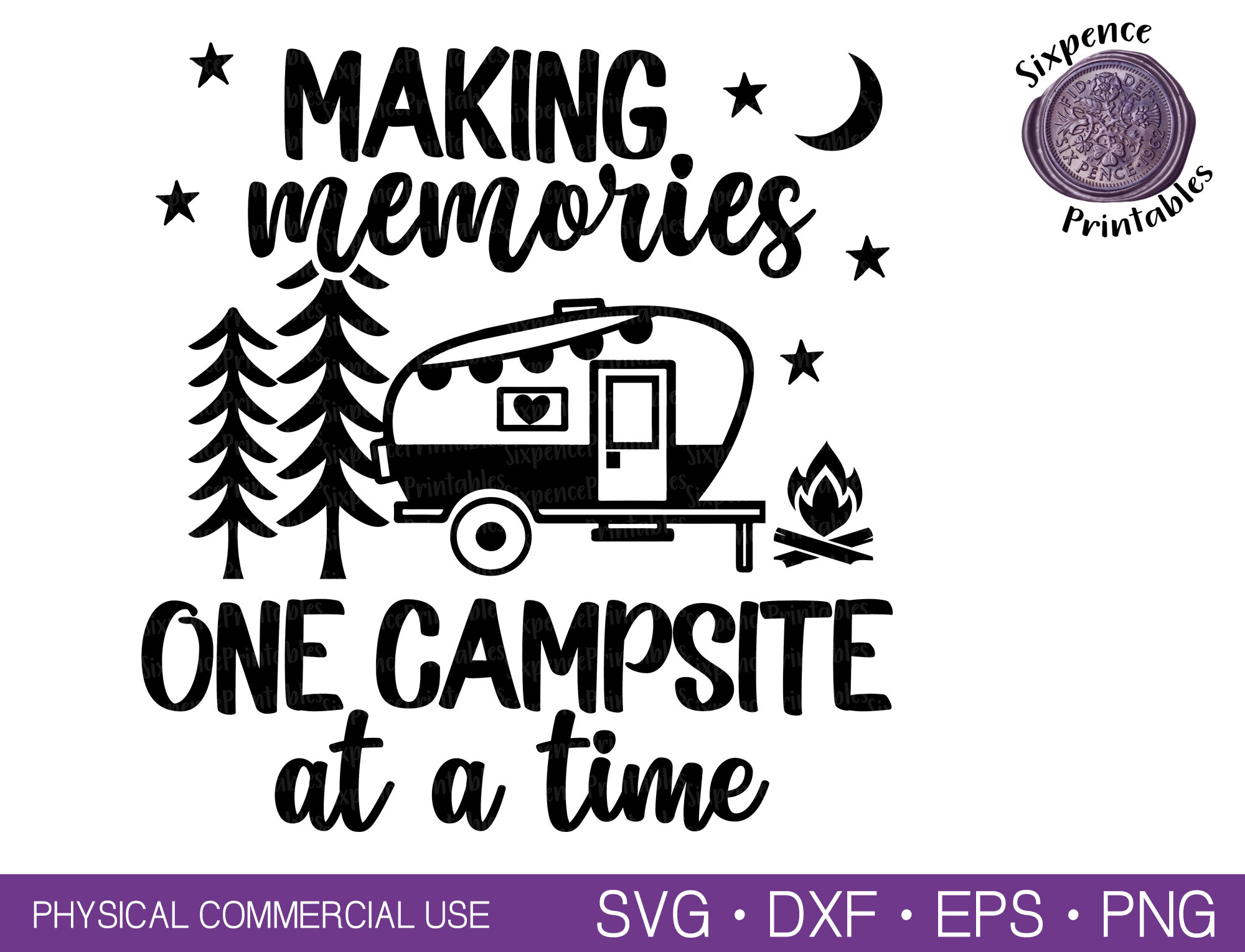 MAKING MEMORIES ONE Campsite at A Time Svg Camping Clipart - Etsy Australia