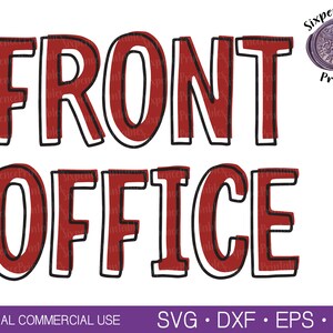 FRONT OFFICE SVG Admin Svg Sekreterare Gåva Front Office T-shirt Admin Gåvor Front Office Crew School Secretary Svg Present till Admin bild 6