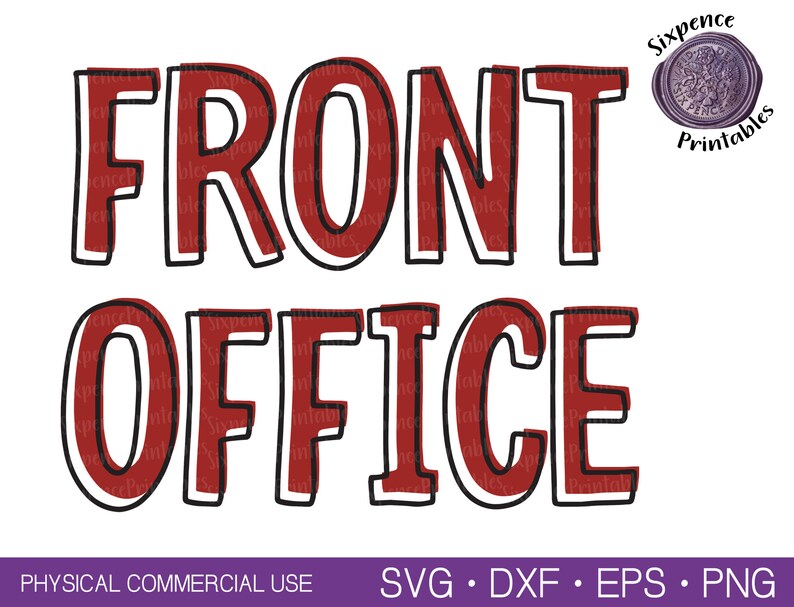 FRONT OFFICE SVG Admin Svg Sekreterare Gåva Front Office T-shirt Admin Gåvor Front Office Crew School Secretary Svg Present till Admin bild 6