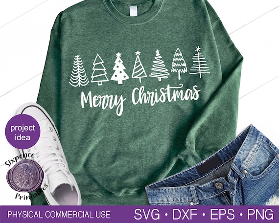 MERRY CHRISTMAS TREES  Svg Christmas Bundle Svg Modern Christmas Tree Svg Christmas Sign Svg Christmas Svg Bundle Pine Tree Svg
