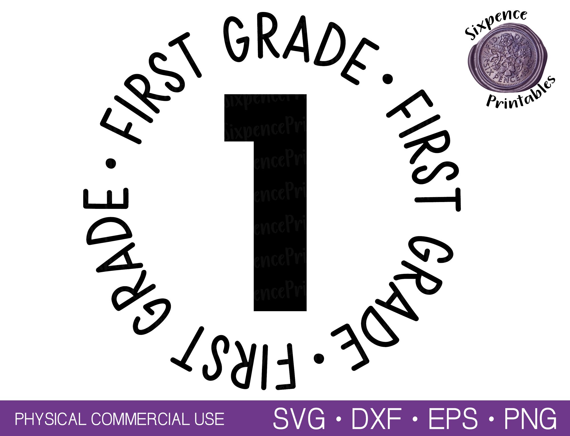 FIRST DAY of SCHOOL Svg First Grade Shirt Svg 1st Grade Svg Back to ...