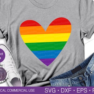 ARCO-ÍRIS CORAÇÃO SVG Namorados Svg Coração Clipart Arco-íris Clipart Arco-íris Svg Dia dos Namorados Svg Camisa dos Namorados Svg Lgbt Svg Listras Svg