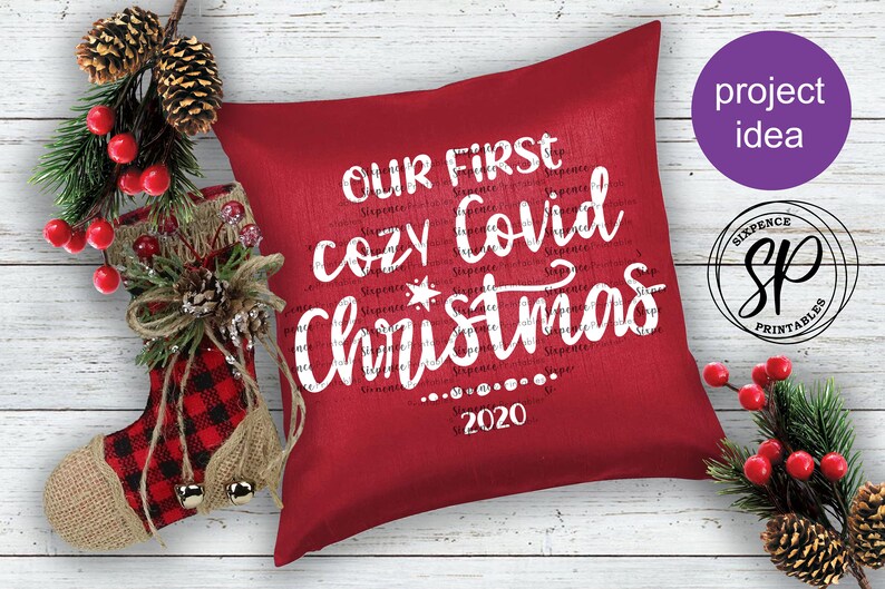 Download COVID CHRISTMAS SVG unsere erste gemütliche Covid ...