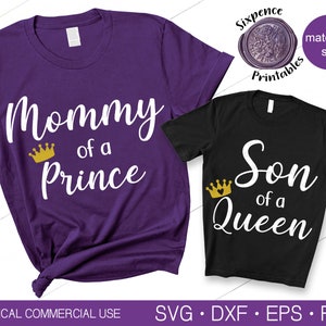 Download Mommy And Me Shirt Svg Mom And Son Shirts Svg Mother Of A Etsy