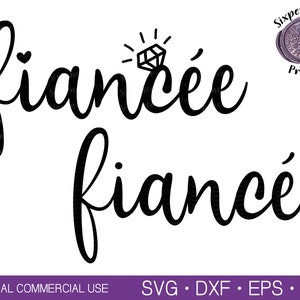 COUPLES SHIRTS SVG Boyfriend Fiance Svg Girlfriend Fiancee Svg ...