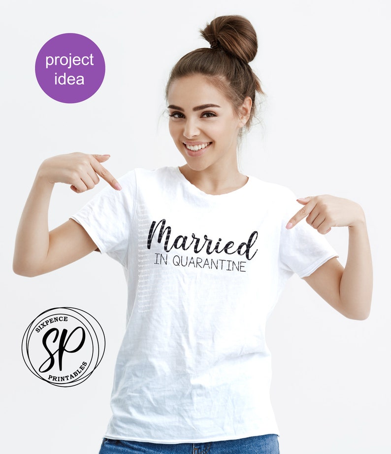 Download MARRIED IN QUARANTINE Svg Quarantine Wedding Svg files for | Etsy