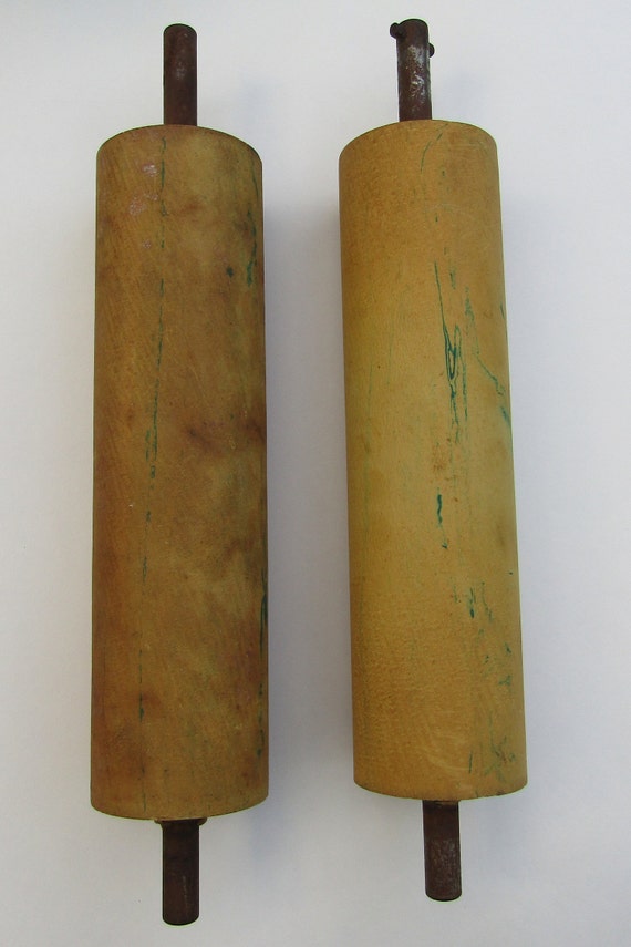 Vintage Washing Machine Rollers or Printing Rollers Etsy