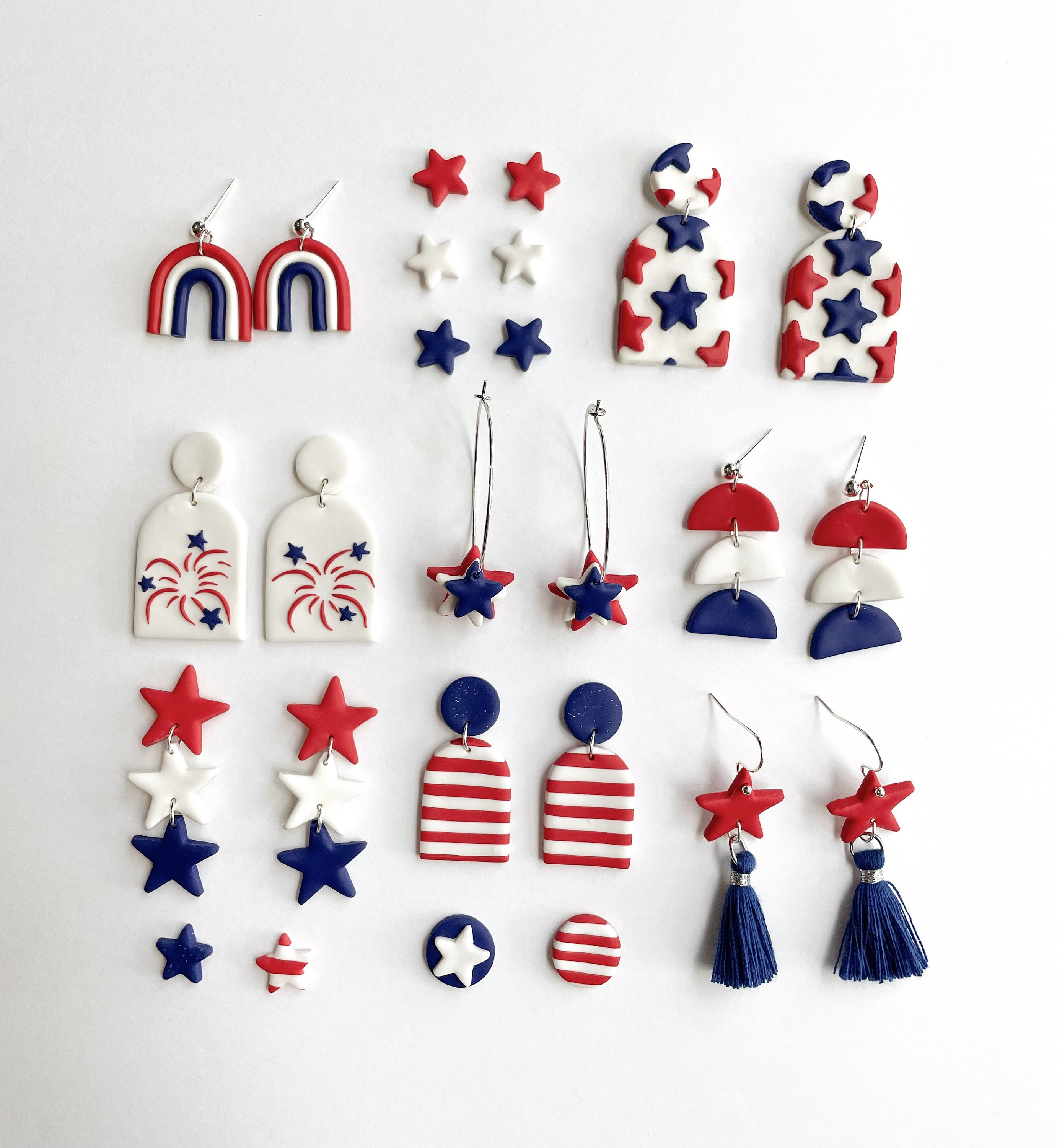 4th of July Earrings 4th of July Earrings