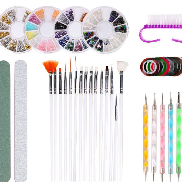 Nail Art Kit - Etsy