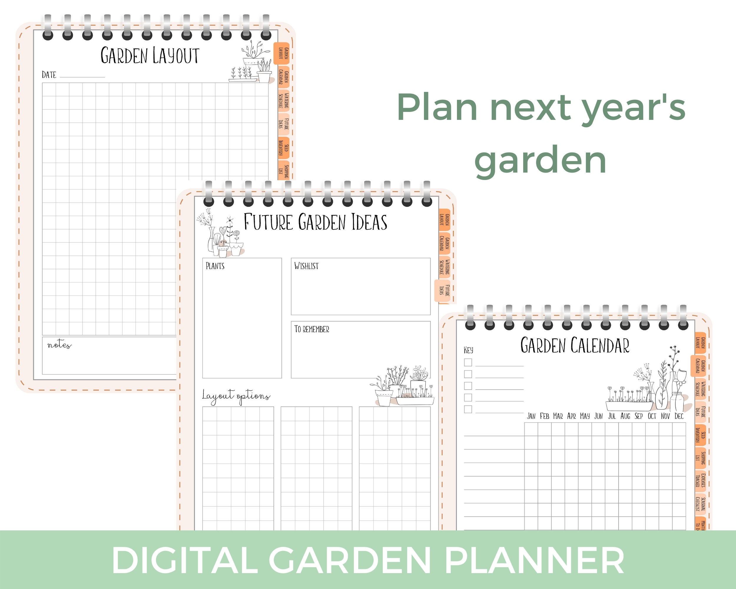 Digital Garden Planner Goodnotes Digital Planner Garden - Etsy Österreich