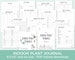 Indoor Plant Planner, Houseplant Organizer, House Plants Journal, Plant Care Printable, Potted Plant Tracker, Home Plants Planner 