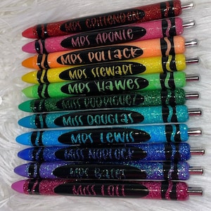 Colorful Crayon Pens