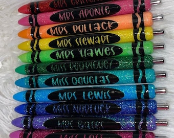 Colorful Crayon Pens