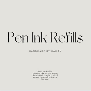 Pen Refills (ADD ON ONLY)
