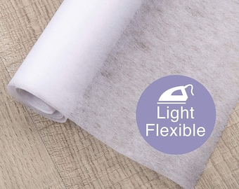 Iron on Fusible Interfacing 75cm Wide White Light, Medium, Heavy, Extra  Heavy Various Sizes Sewing, Arts & Crafts 