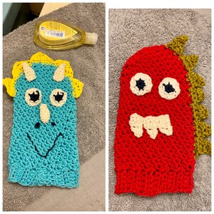 Organic Cotton Dinosaur Bath Mitt
