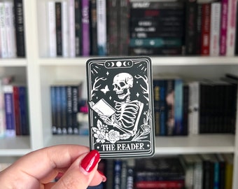 Sticker pour carte de tarot le lecteur | Merchandising livresques