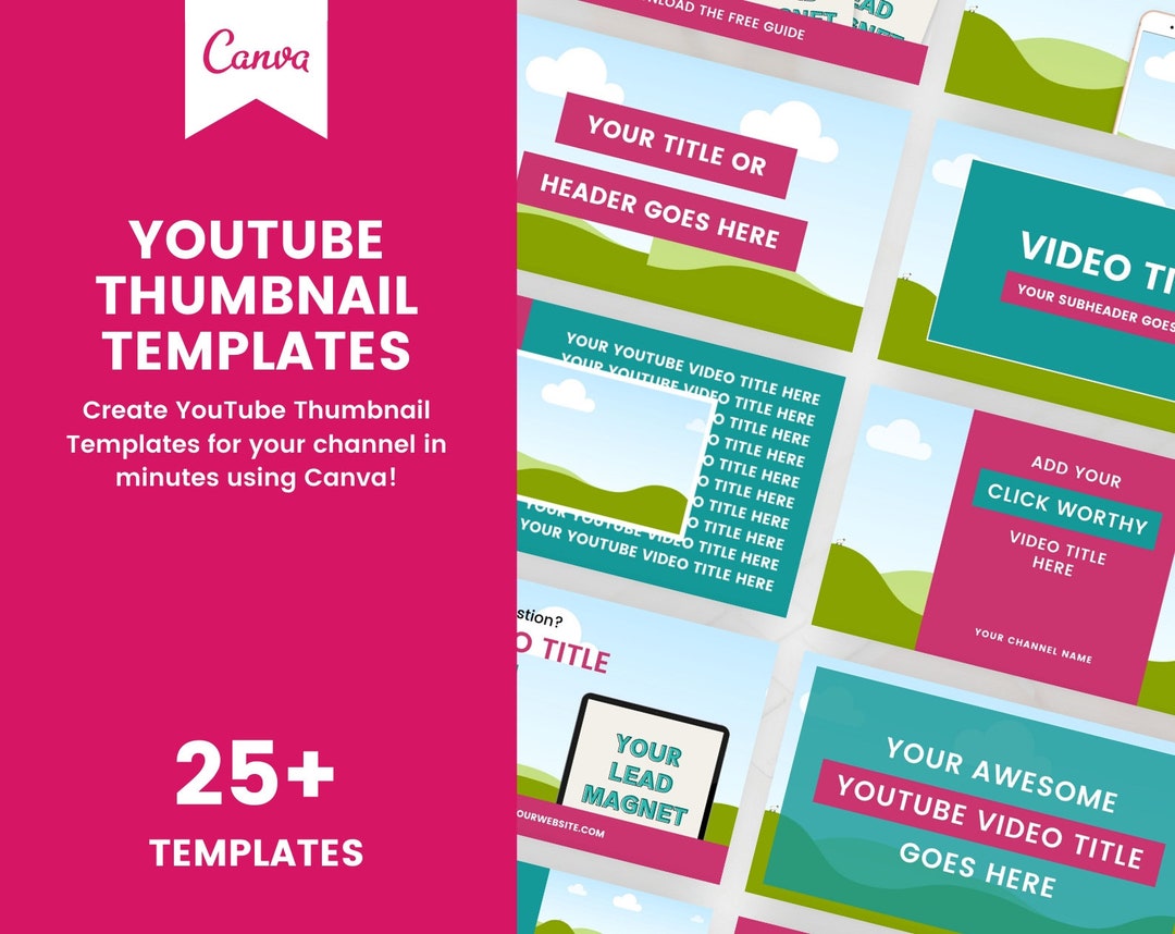 Youtube Thumbnail Templates Canva Feminine Blog Social Media Etsy youtube-thumbnail-templates-canva-feminine-blog-social-media-etsy