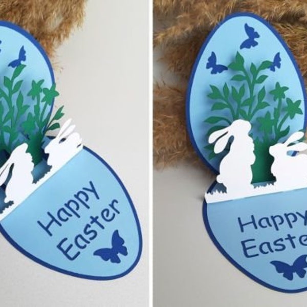 3D Easter Card Easter Egg