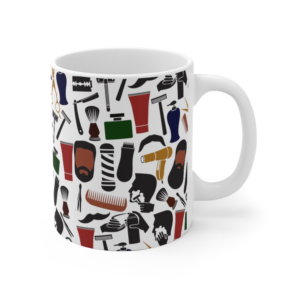 Black Barber Mug Black Barbers Matter Barber Mugs Etsy