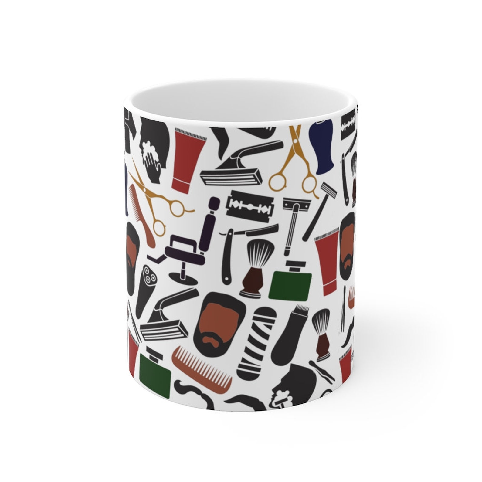 Black Barber Mug Black Barbers Matter Barber Mugs Etsy