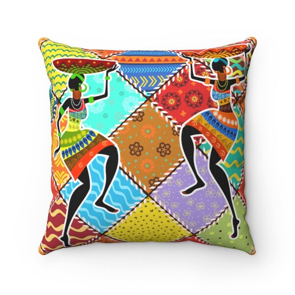 African Throw Pillow Etsy