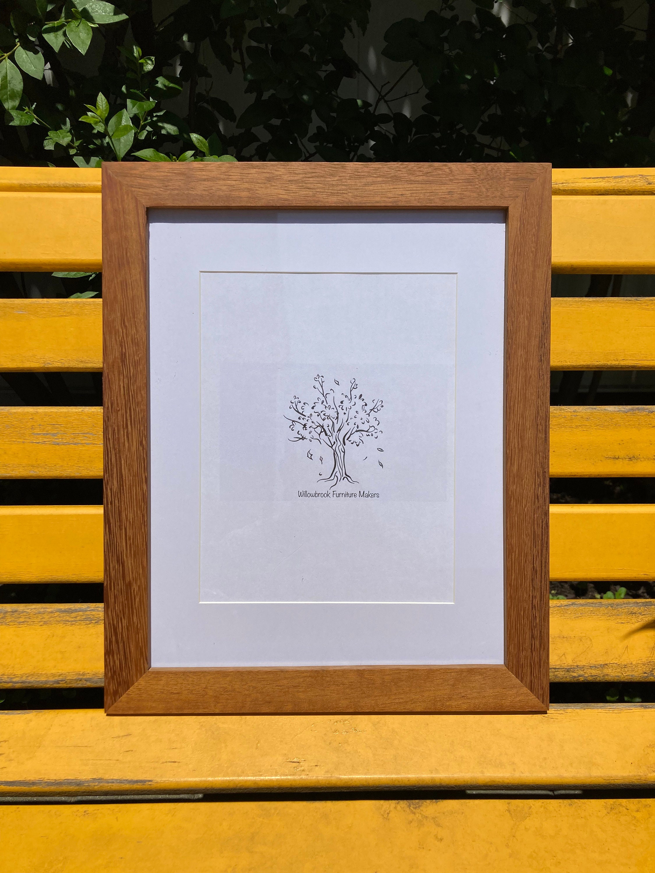 Teak Picture Frame Etsy