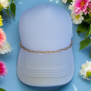 Vergulde schakelketting voor hoeden