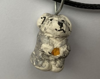 Joy from the Kingdom of Animals:  Puppy Love Pendant