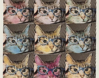 Cat Museum Homage to Warhol: The Nine Lives of Timmy #1 Short-Sleeve Unisex T-Shirt