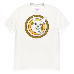 Mr. Chubbs Unisex Classic Tee (green and yellow target variation)