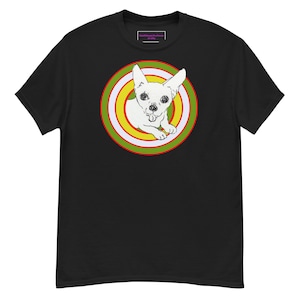 Mr. Chubbs Unisex Classic Tee (green and yellow target variation)