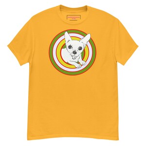 Mr. Chubbs Unisex Classic Tee (green and yellow target variation)