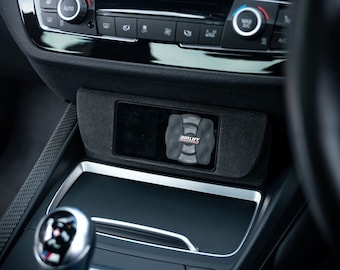 BMW F87 M2 Airlift performance controller tray mount