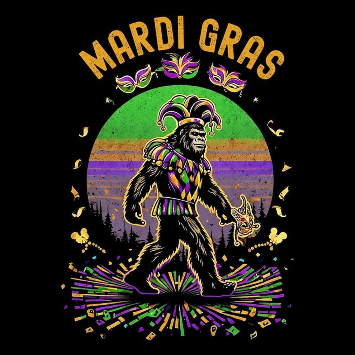 mardi gras yeti