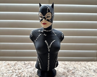 Catwoman Hand Painted Bust Statue