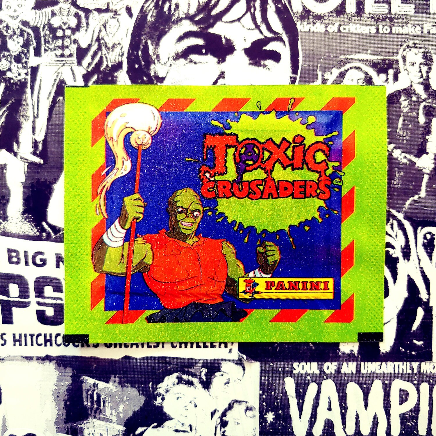 Album Panini Toxic Crusaders 1991 + 10 Paquets Scellés | Collection Autocollants Vintage