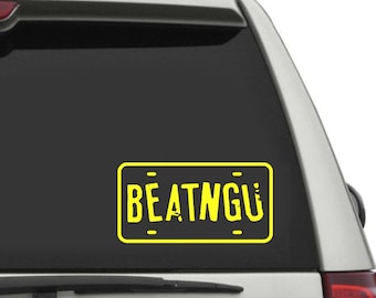 Calcomanía de vinilo BEATNGU