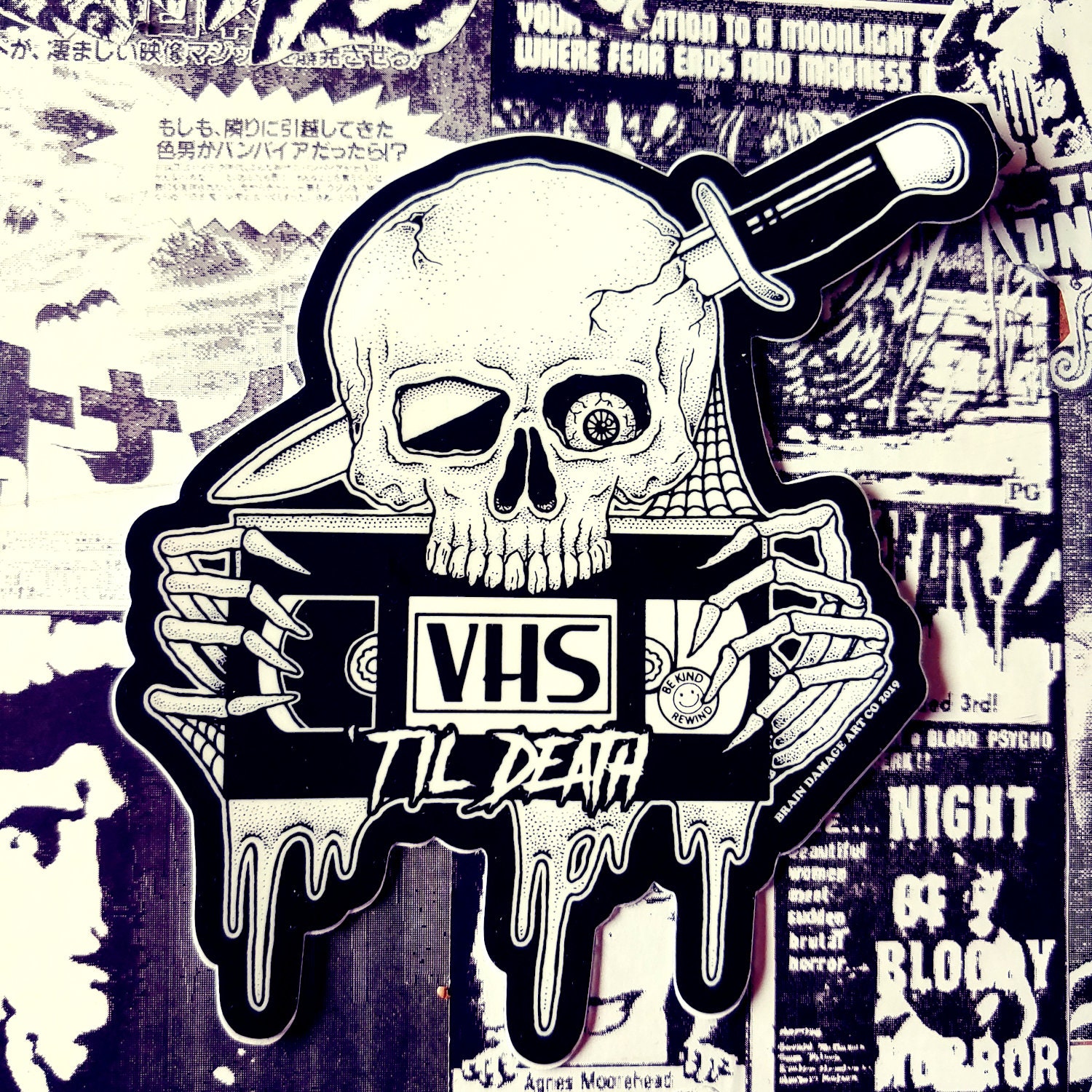 VHS Sticker 2 Pack Etsy